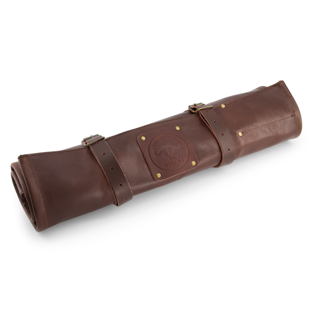 Trousse à couteaux 5 places Chocolat - Visuel 0